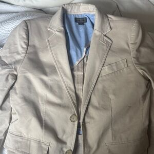 J. Crew Beige Boys' Tailored Blazer & Pants Size 10